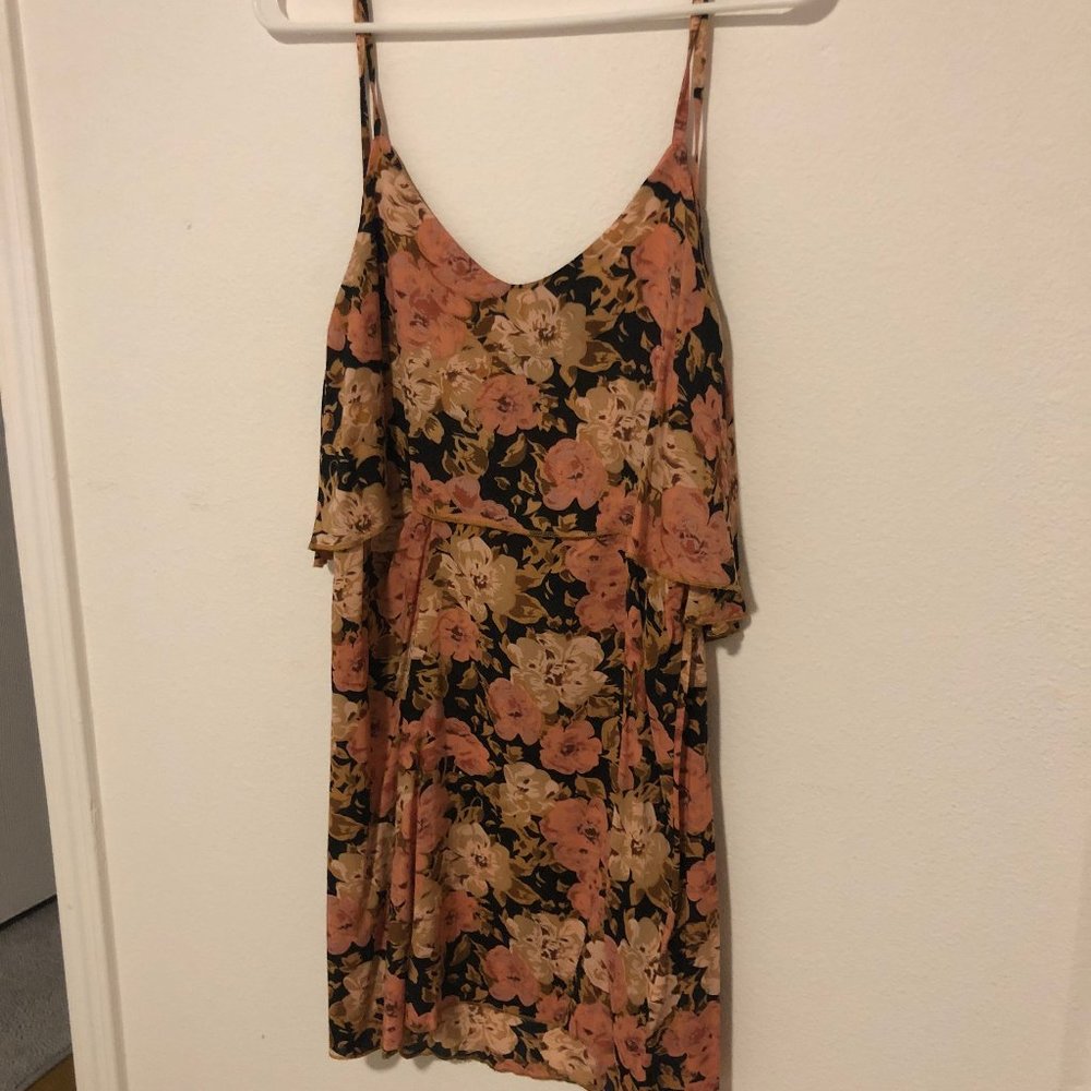Floral Mini Dress, Size Small